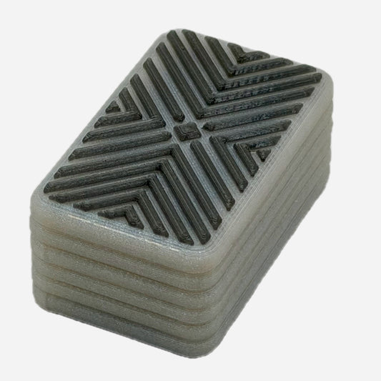 M01MC Diamond/Silver Points - Modular Dual Material Fidget Slider